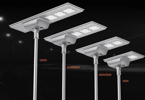 INTEGRATED SOLAR STREET LIGHTS .